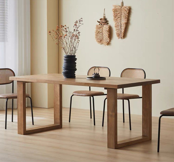 BARRERA Scandinavian Solid Wood Dining Table