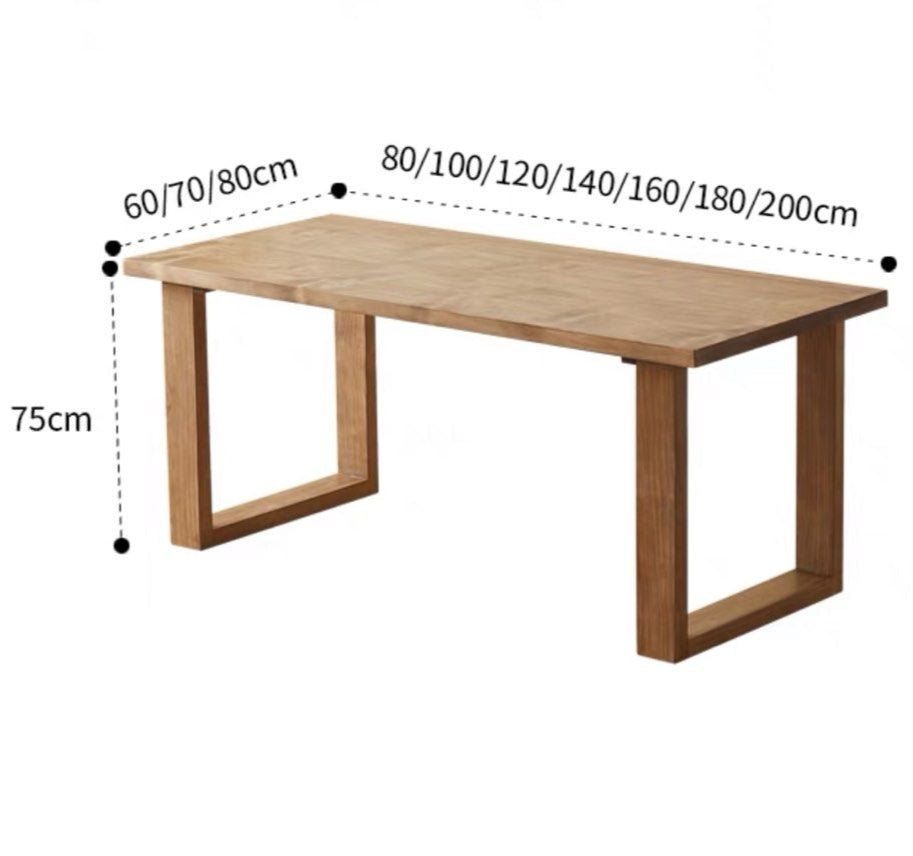 BARRERA Scandinavian Solid Wood Dining Table
