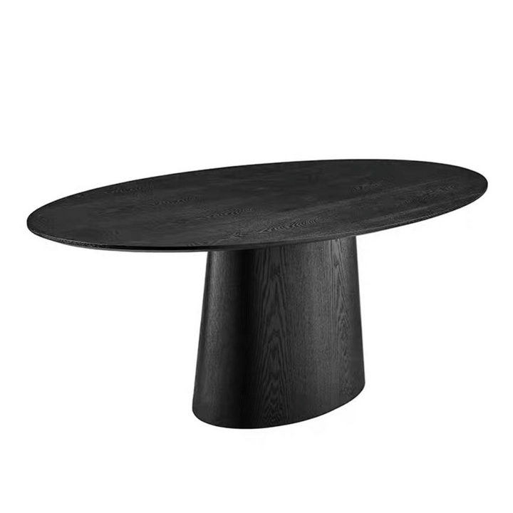 KAVIN Modern Solid Wood Oval Dining Table
