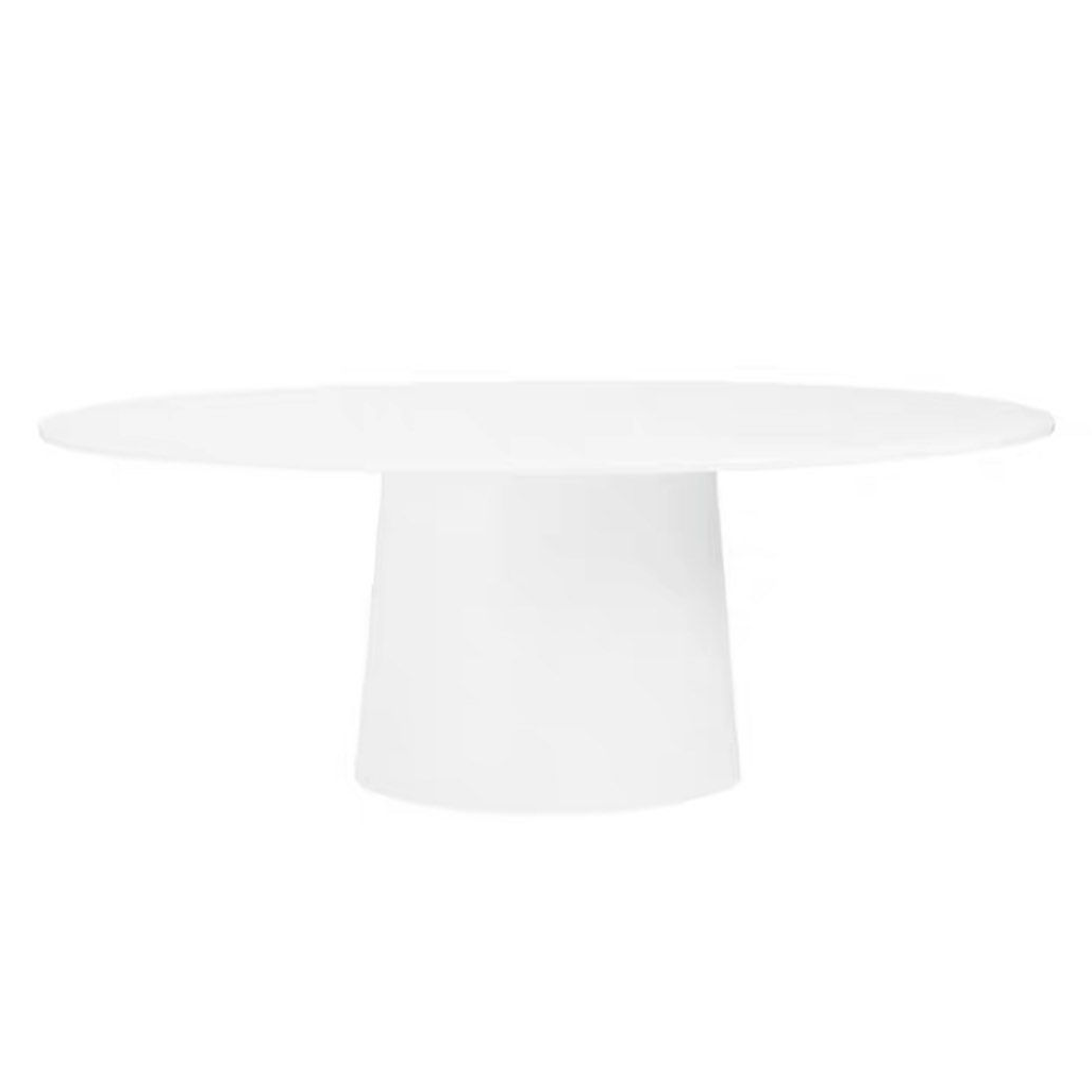 KAVIN Modern Solid Wood Oval Dining Table