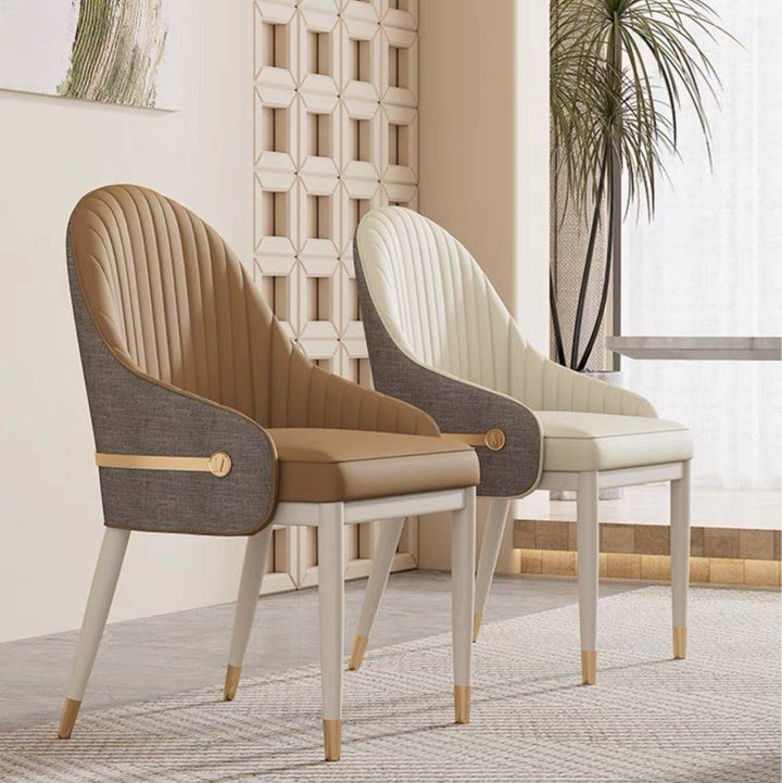 MORDO Modern Leather Dining Chair