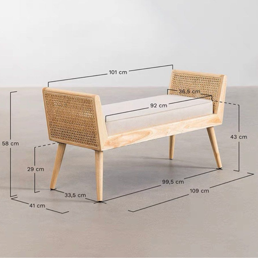 JLAD Solid Wood Bench