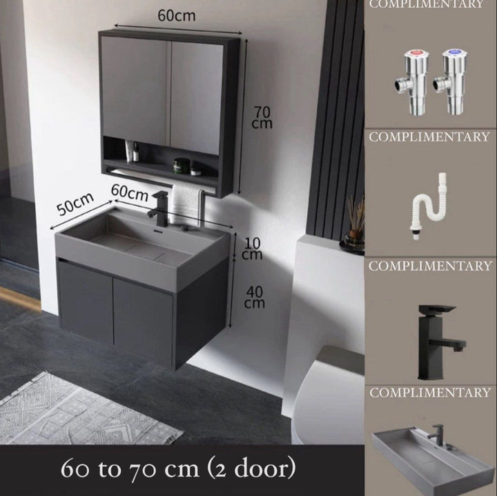 JO Modern LED Bathroom Vanity