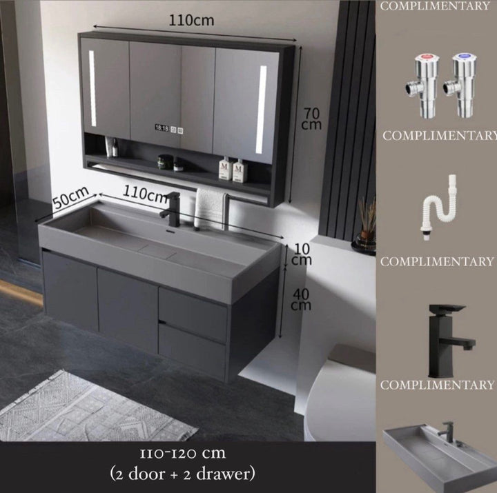 JO Modern LED Bathroom Vanity