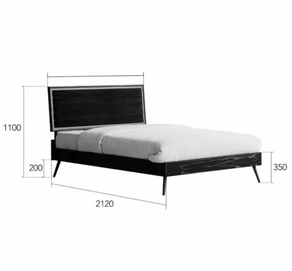 JOBEA Modern Fabric Bedframe