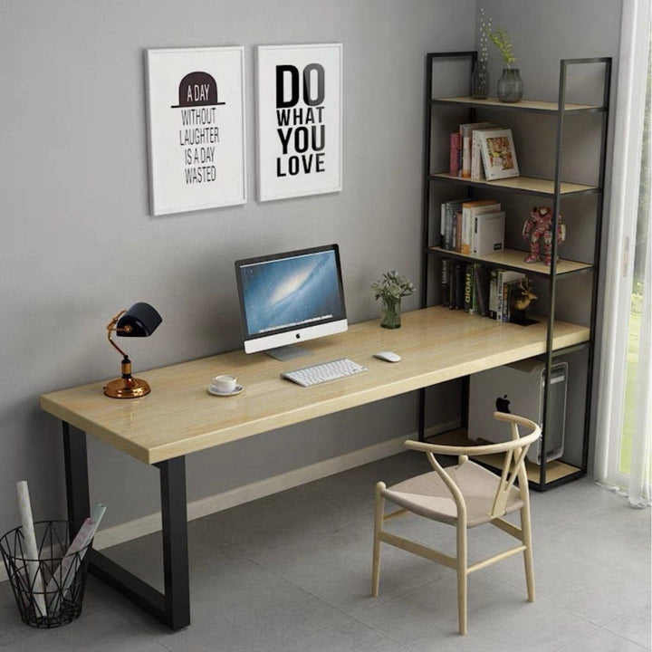 Rustic Study Table Solid Timber INGMAR Rustic Solid Wood Study Table – Radical Homes