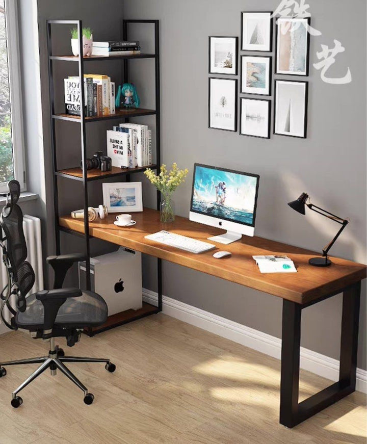 Rustic Study Table Solid Timber INGMAR Rustic Solid Wood Study Table – Radical Homes