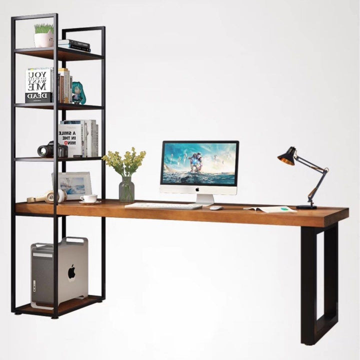 Rustic Study Table Solid Timber INGMAR Rustic Solid Wood Study Table – Radical Homes