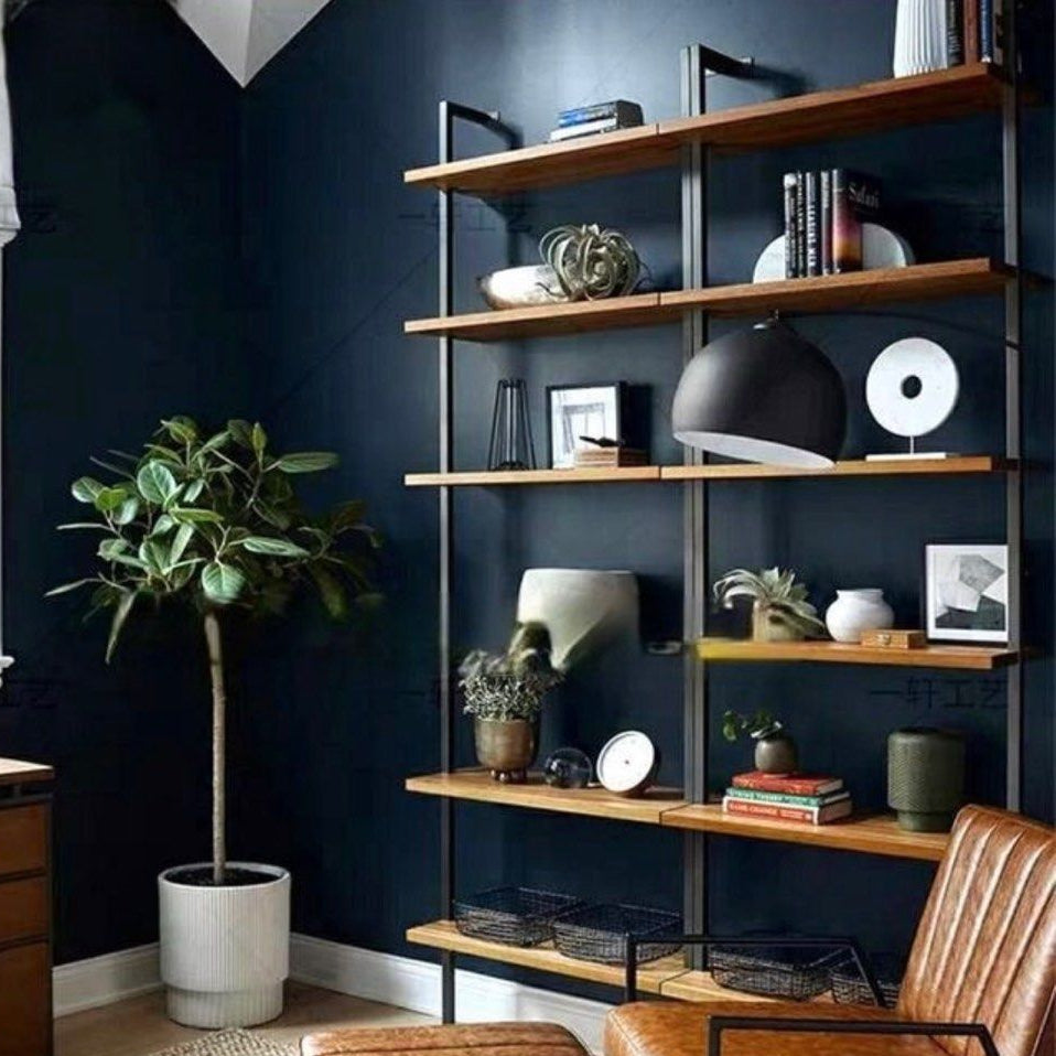 DRAY Industrial Solid Wood Ladder Display Shelf – Radical Homes