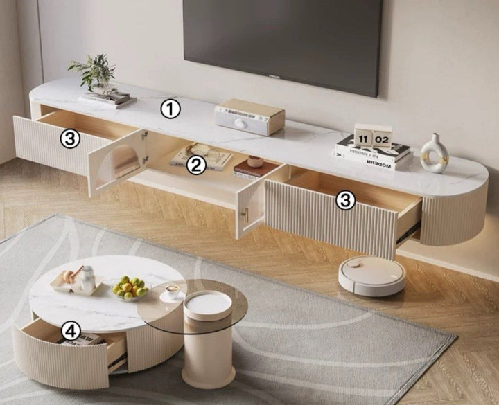 KENDALL Modern Floating TV Console