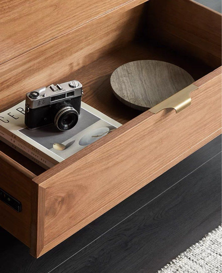 BOVIET Mid-Century Solid Wood Sideboard