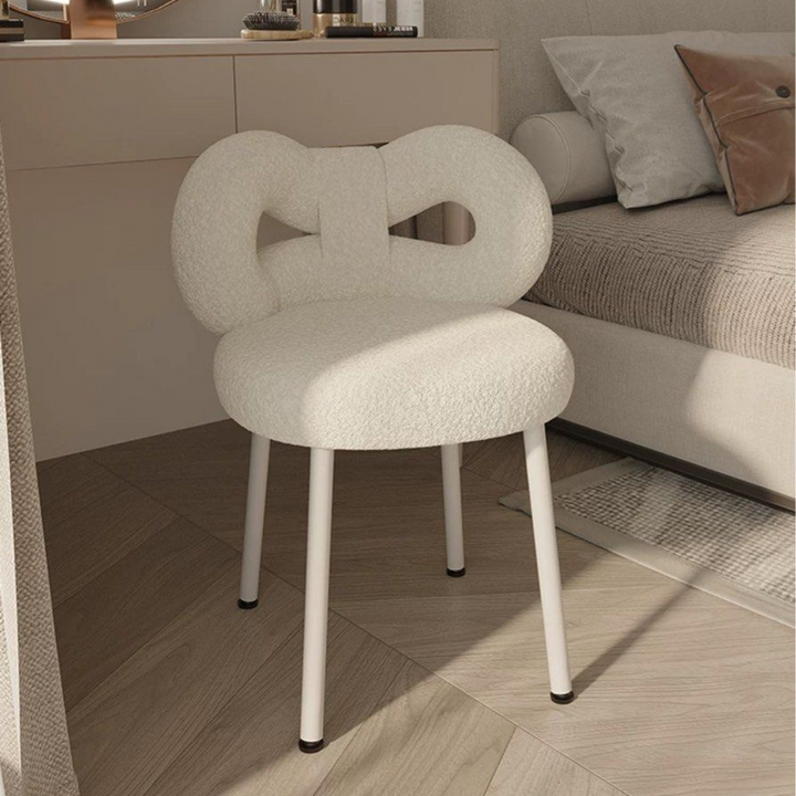 JODLS Modern Boucle Vanity Chair