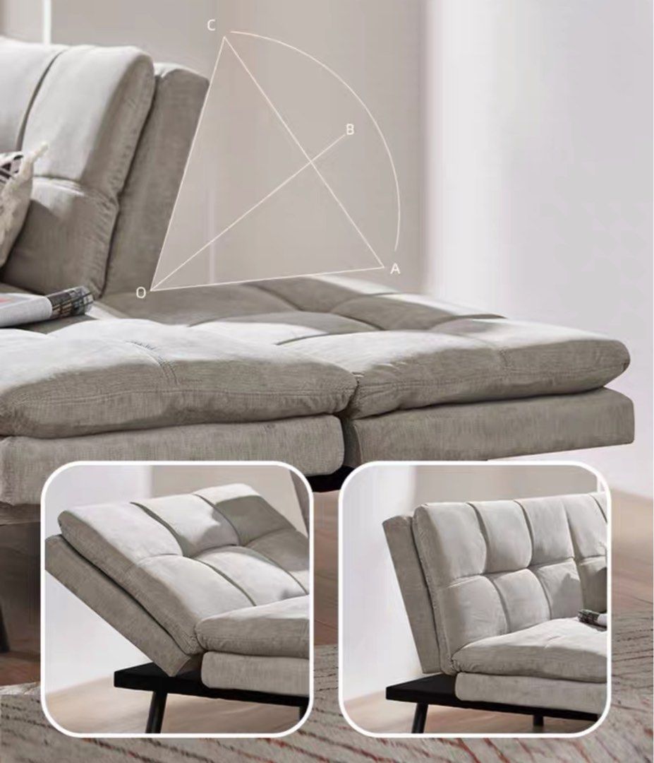 VELISTA Modern Velvet Sofa Bed