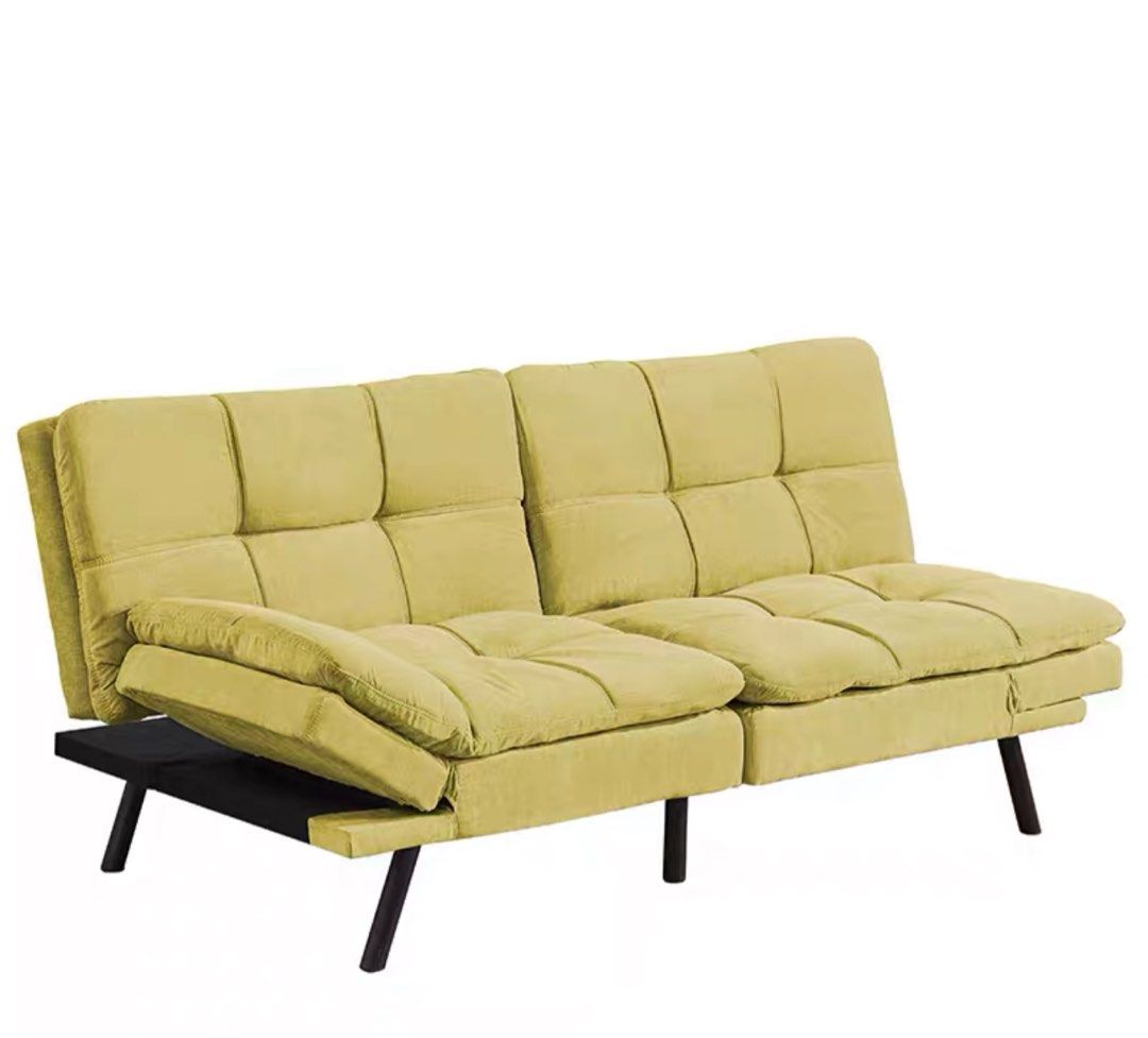 VELISTA Modern Velvet Sofa Bed
