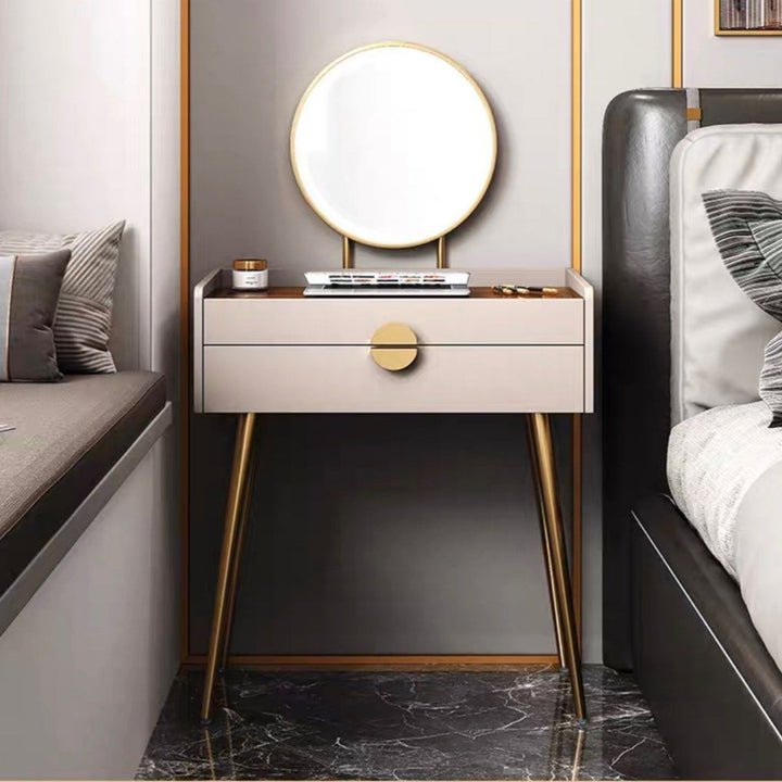 JOEY Makeup Vanity Set With Stool & Mirror