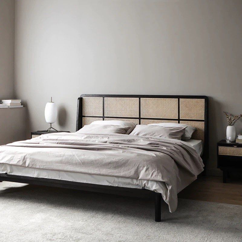 JOHNA Vintage Rattan Bedframe