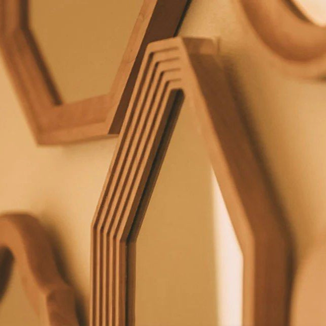 JOKIK Solid Wood Frame Wall Mirrors