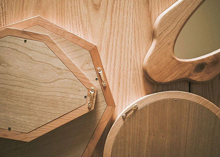 JOKIK Solid Wood Frame Wall Mirrors
