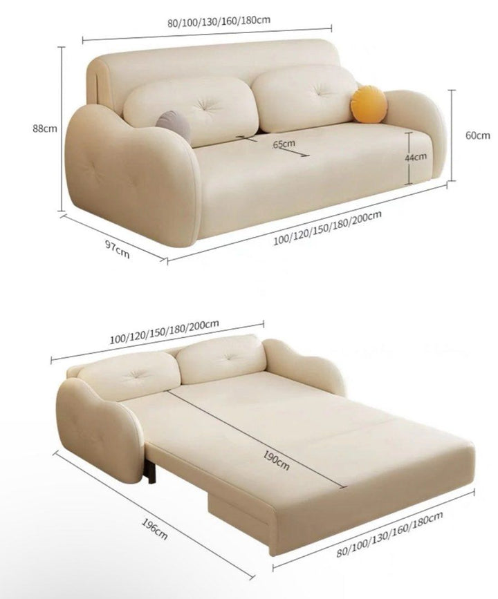 EMBELLIA Modern Electric Storage Sofa Bed