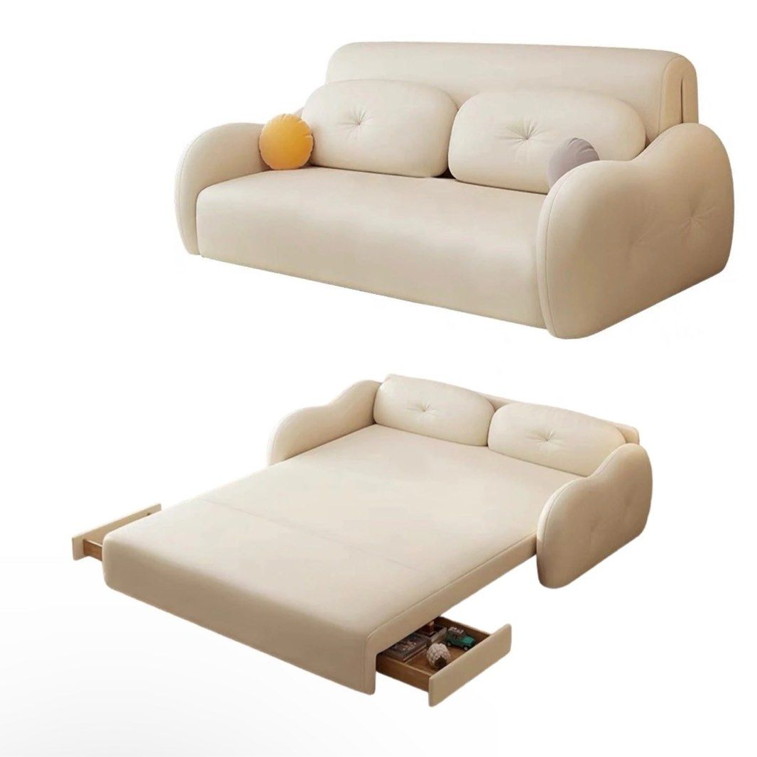 EMBELLIA Modern Electric Storage Sofa Bed