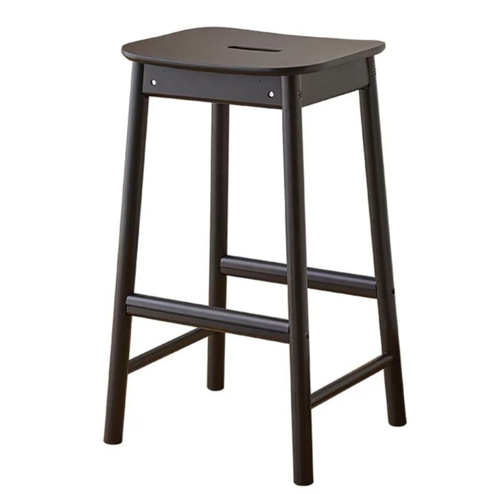 JETT Modern Solid Wood Bar Stool
