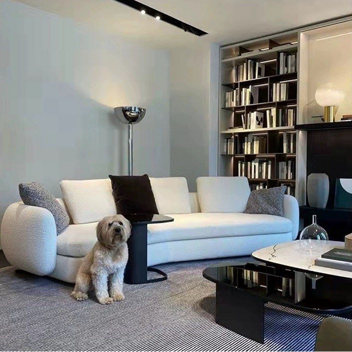 LUNARIS Modern Boucle Sofa