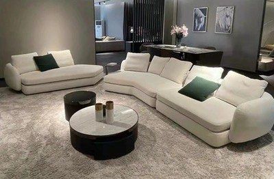 LUNARIS Modern Boucle Sofa