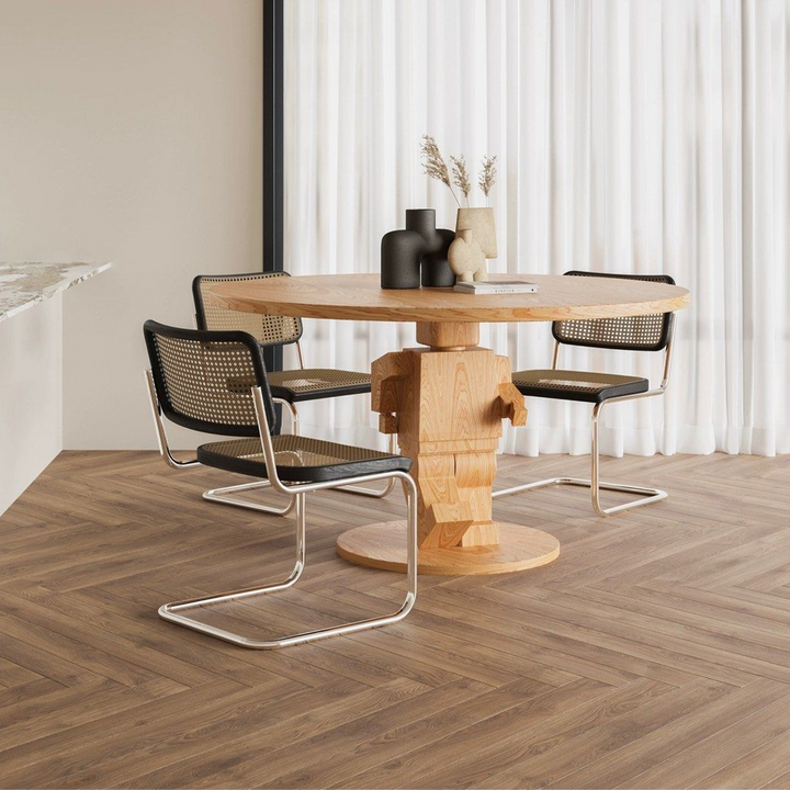 QUILL Modern Solid Wood Round Dining Table
