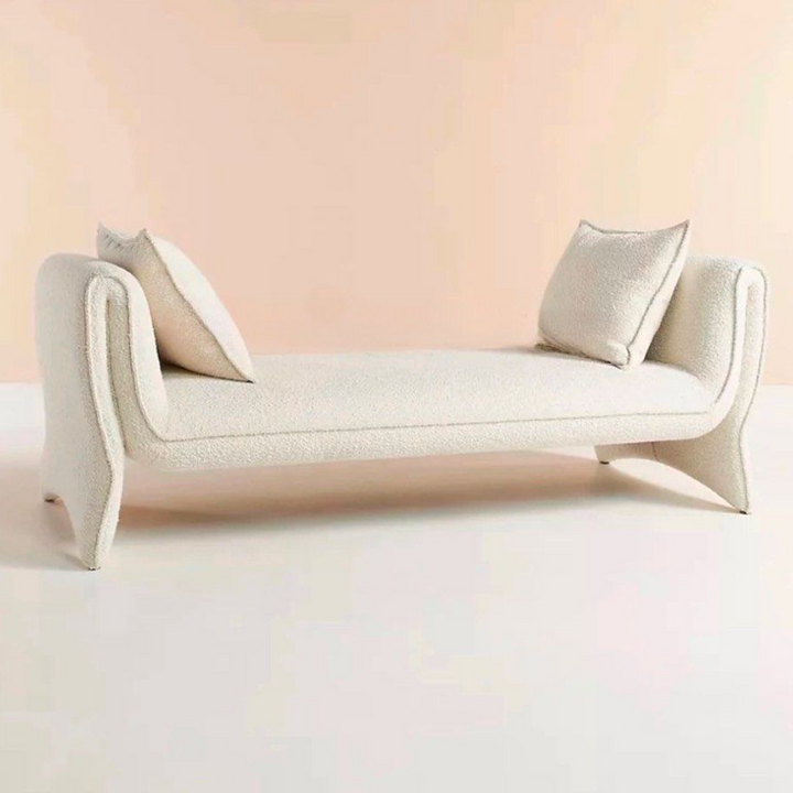AIELN Modern Boucle Bench