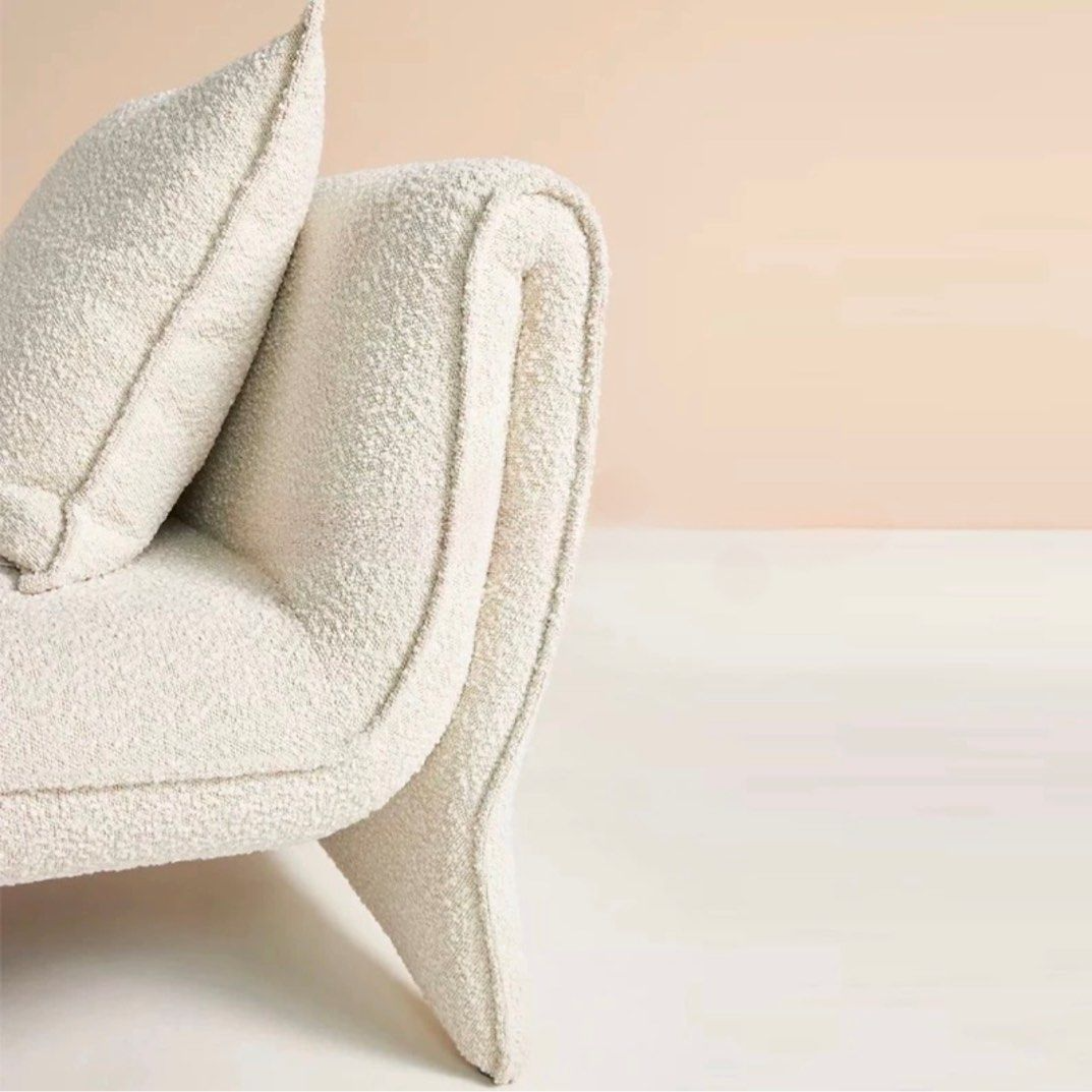 AIELN Modern Boucle Bench