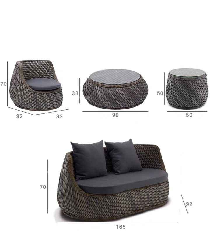 RANDY Modern Outdoor Sofa