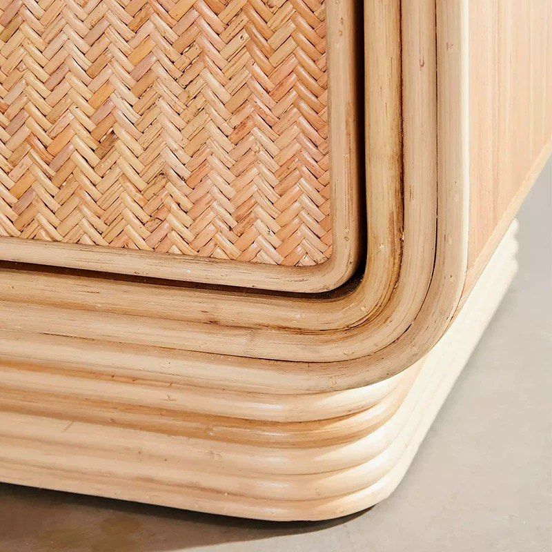 ANA Rustic Rattan Chest Of Drawers