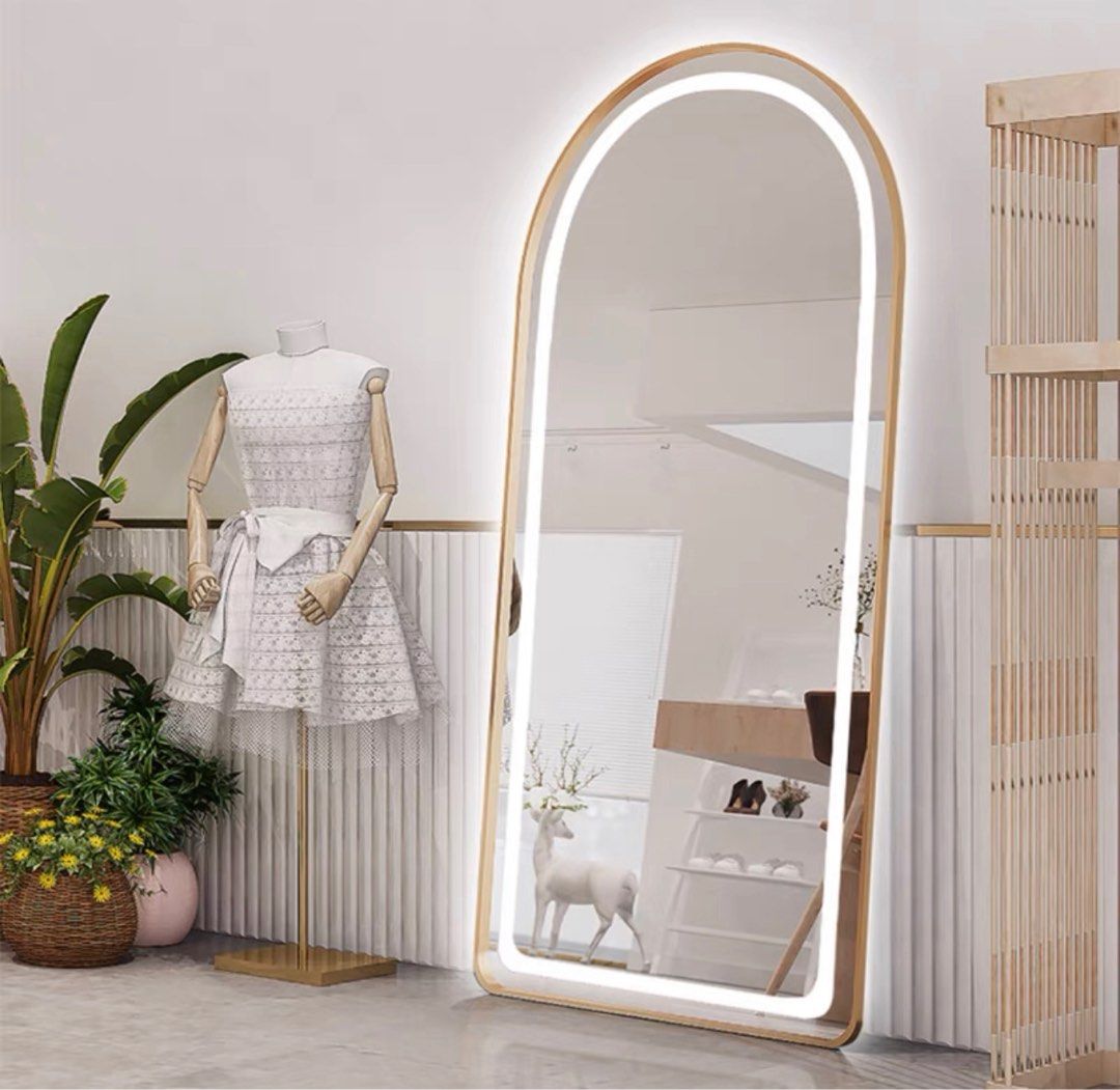 JOVIK Modern LED Standing Mirror
