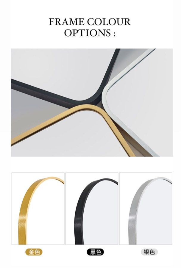 JOVIK Modern LED Standing Mirror