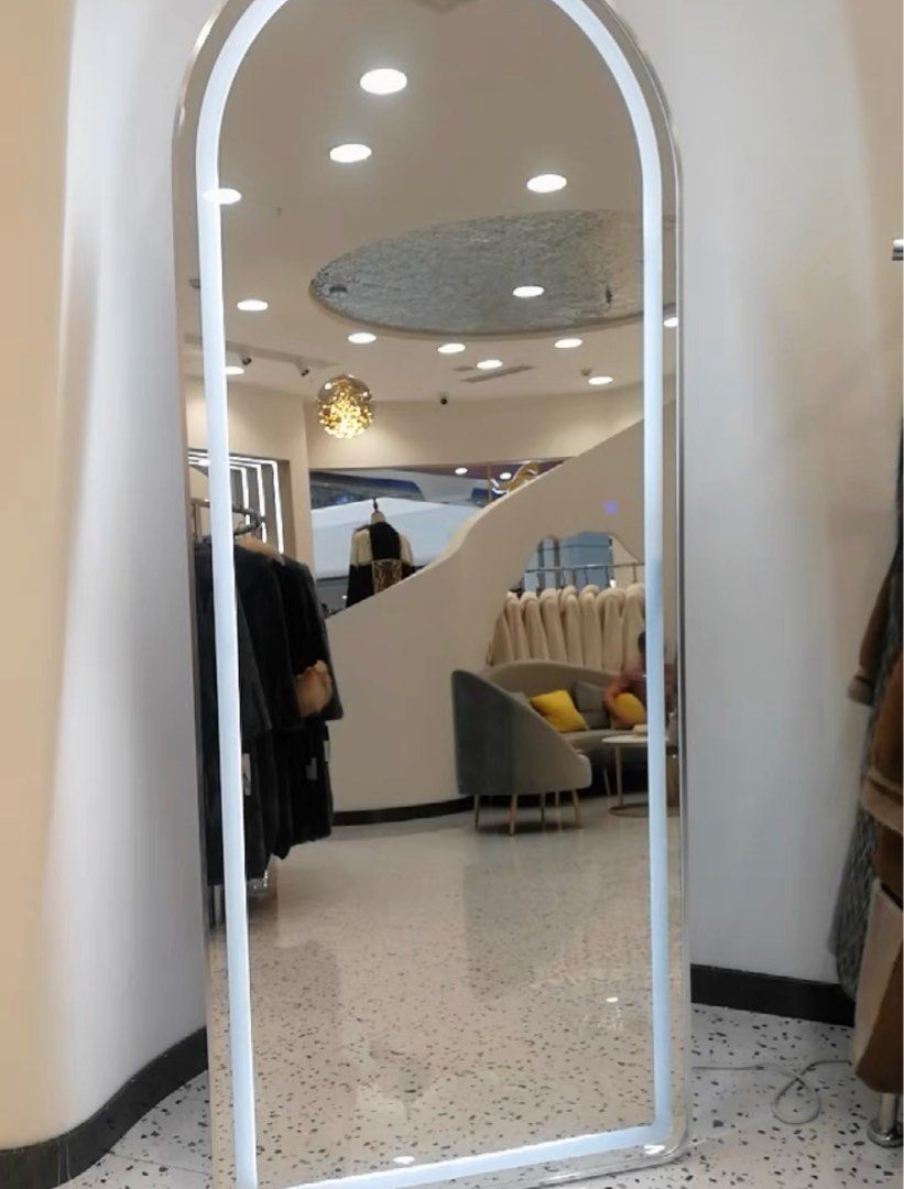 JOVIK Modern LED Standing Mirror