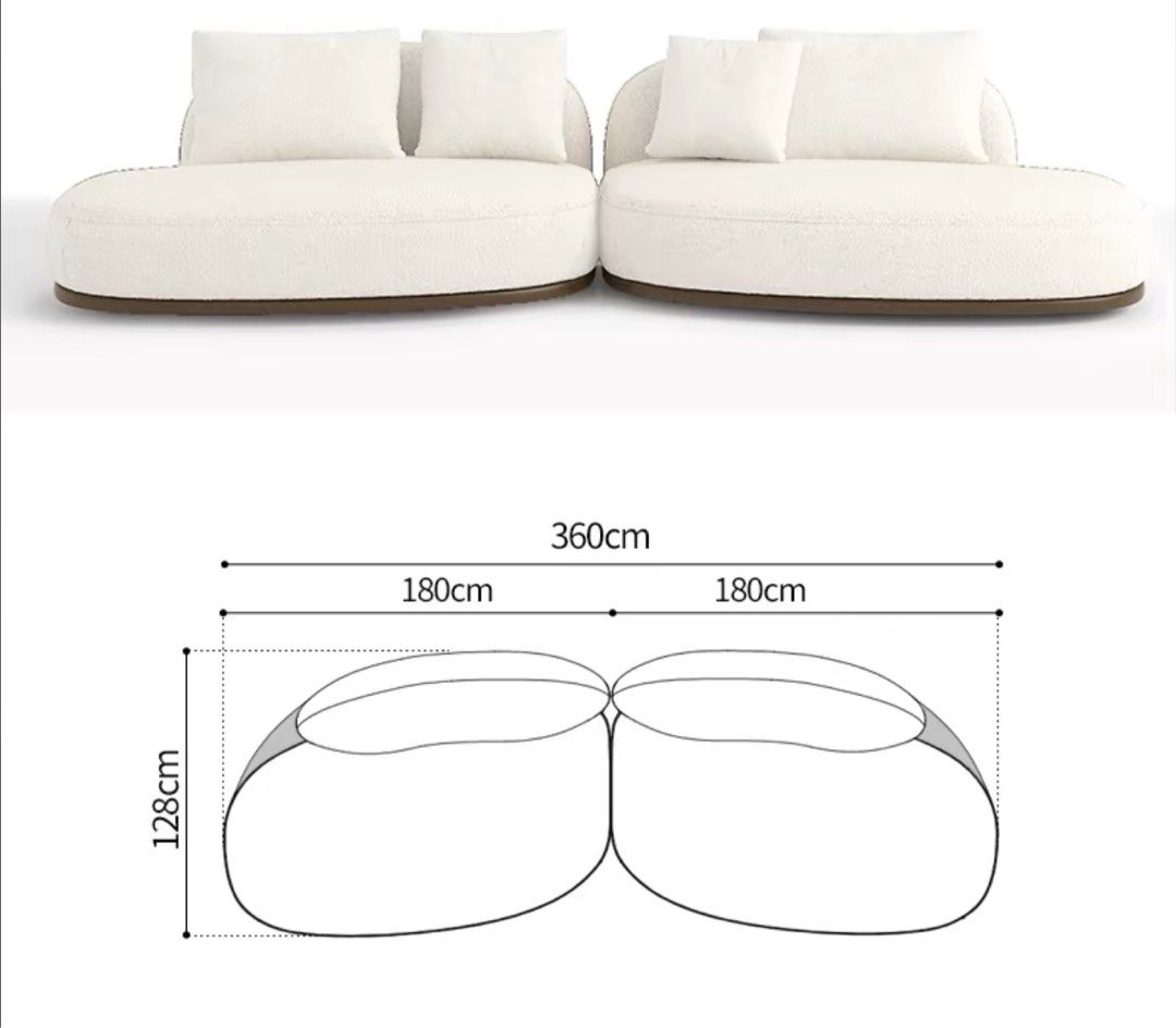 AZUMA Japandi Fabric Sofa