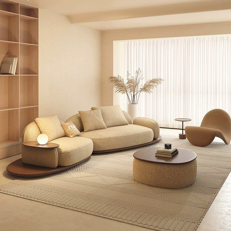 AZUMA Japandi Fabric Sofa