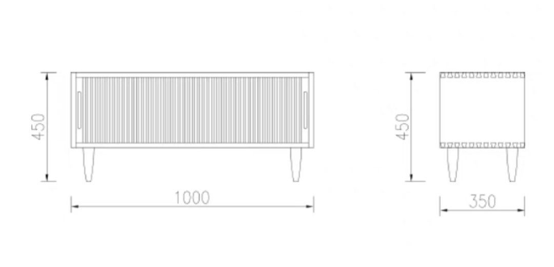JOZIER Modern Shoe Cabinet Bench