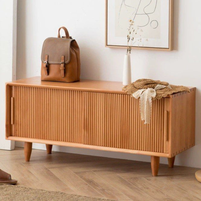 JOZIER Modern Shoe Cabinet Bench