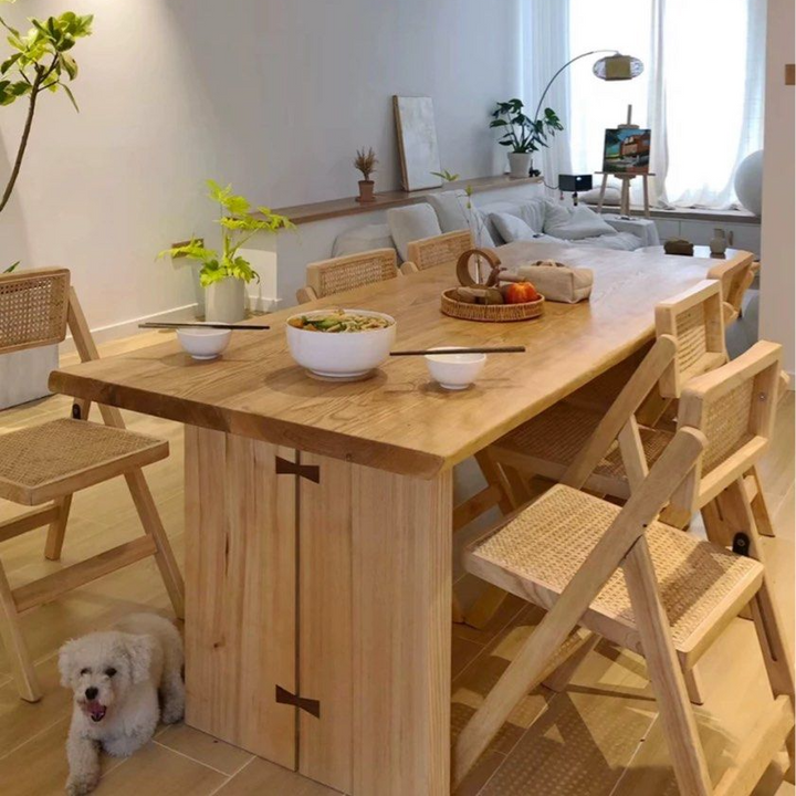 IDRIS Modern Solid Wood Dining Table
