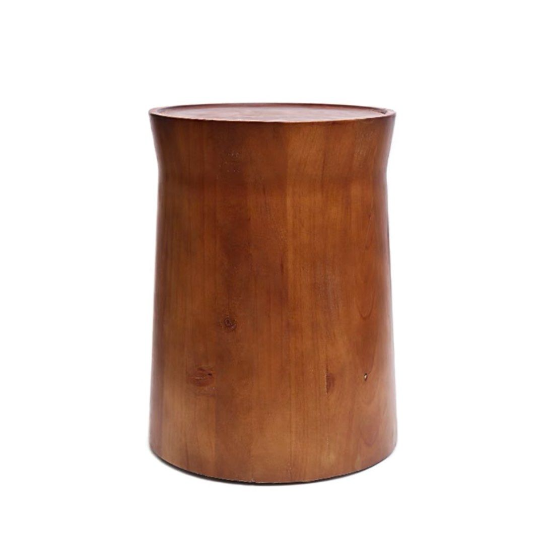 JROCIA Rustic Solid Wood Side Table