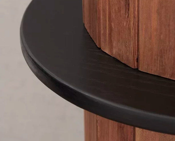 LASHLE Wabi Sabi Solid Wood Console Table