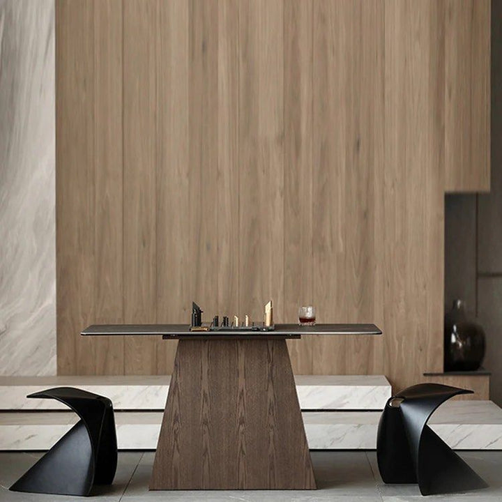 JUAN Creative Solid Wood Short Stool