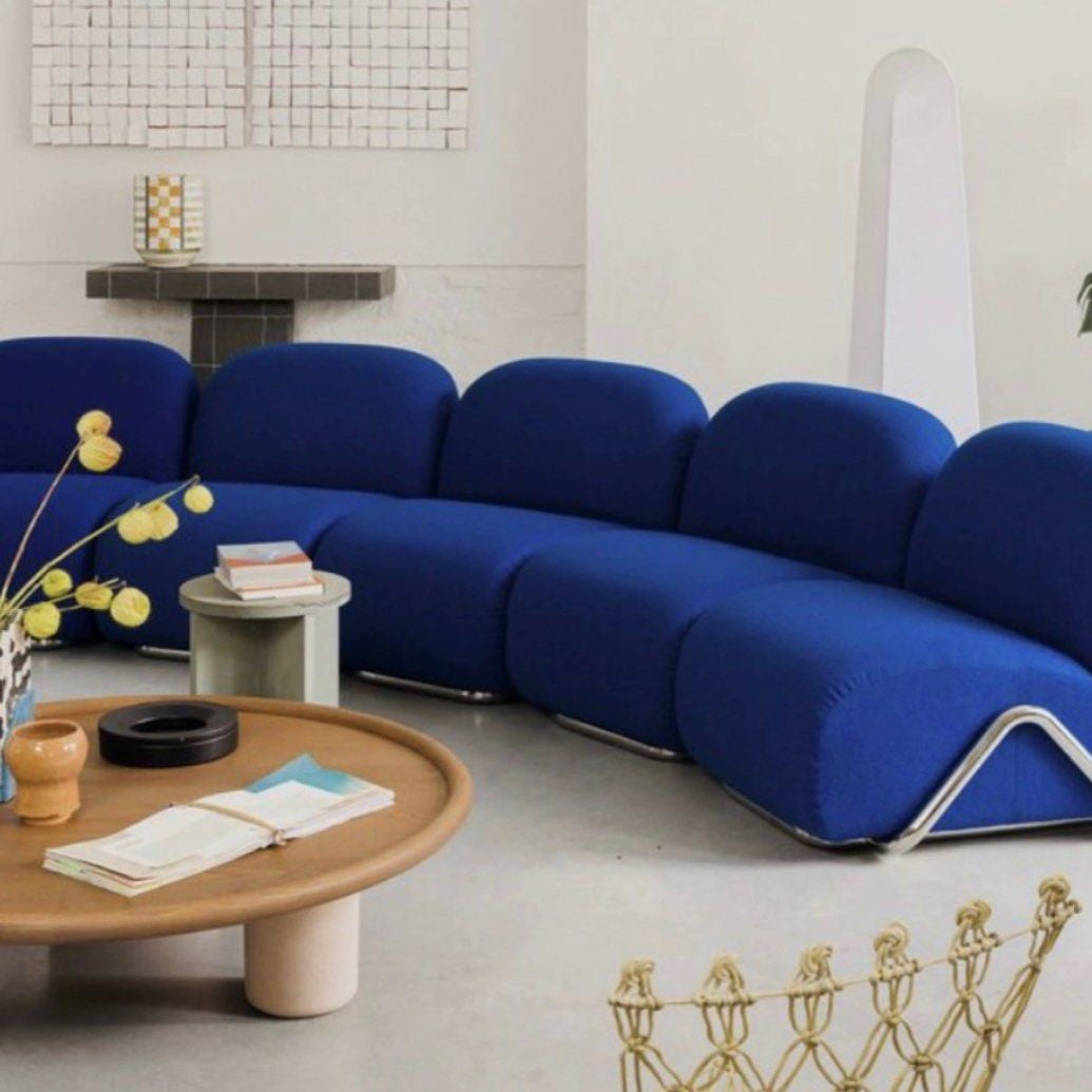 VANCERO Modern Modular Velvet Sofa