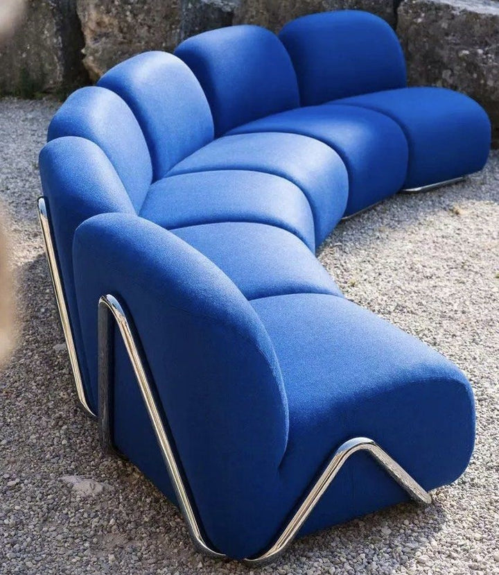 VANCERO Modern Modular Velvet Sofa