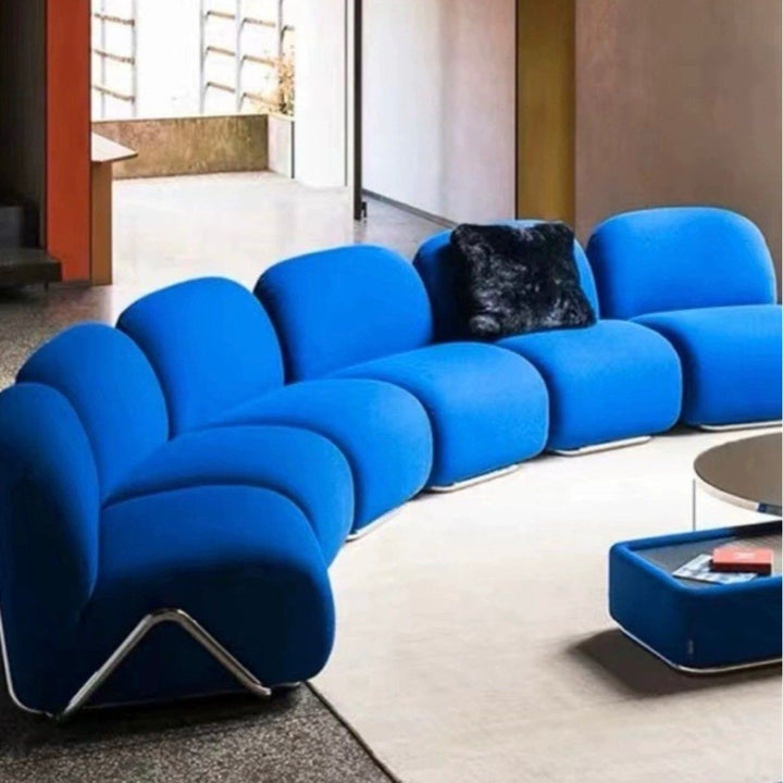 VANCERO Modern Modular Velvet Sofa