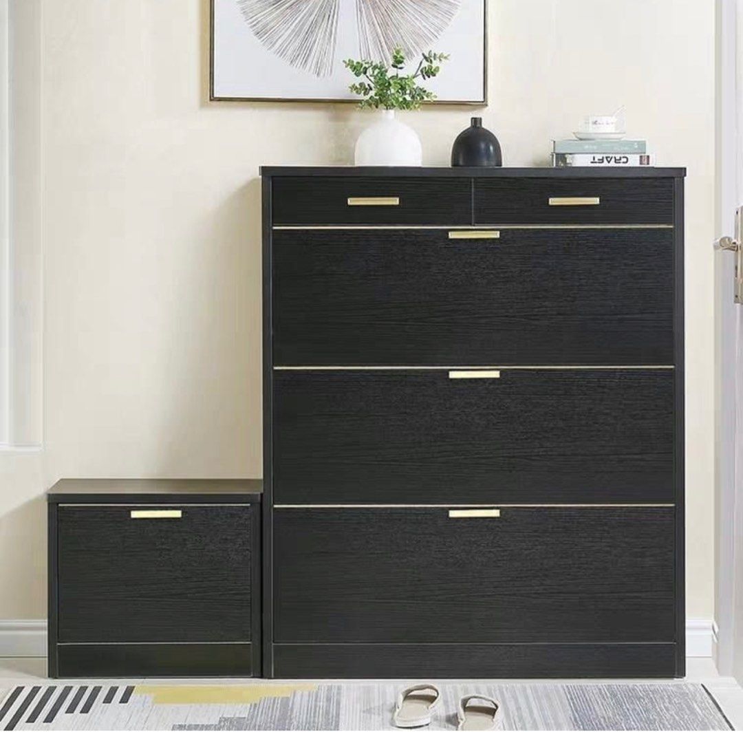 JURELN Ultra Slim Shoe Cabinet