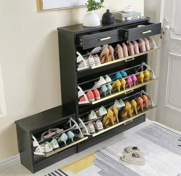 JURELN Ultra Slim Shoe Cabinet
