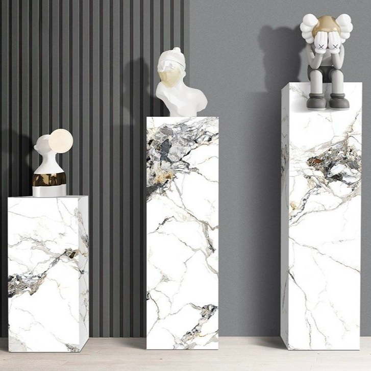 JURTON Modern Marble Pedestal