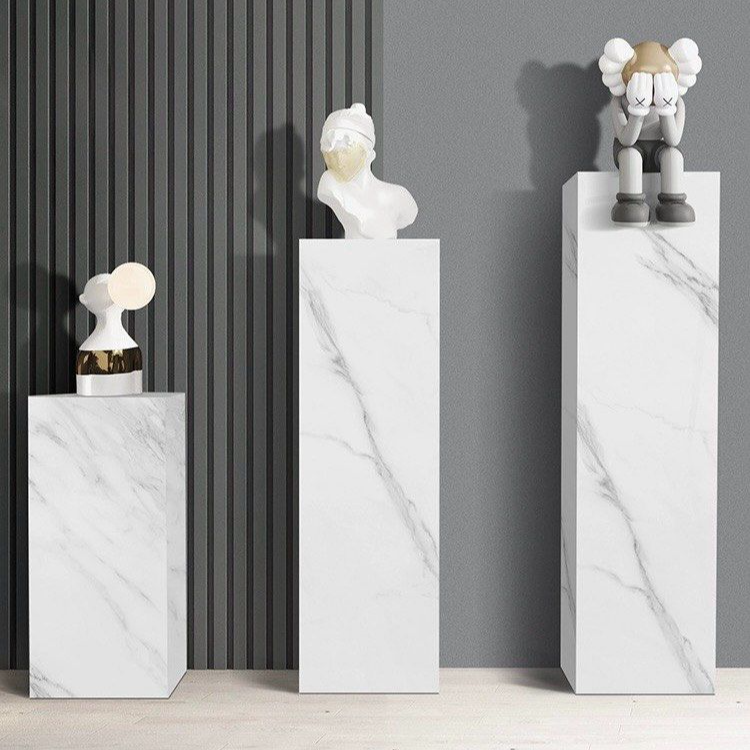 JURTON Modern Marble Pedestal